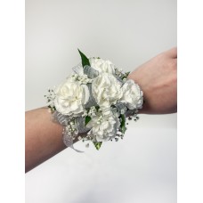 Mini Carnation Corsage Wristlet Medium