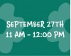 September Pea Pod Workshop