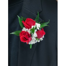 Spray Rose Boutonniere