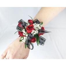 Spray Rose Corsage Wristlet Medium
