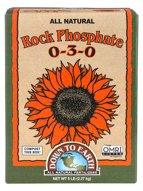 down to earth rock phosphate